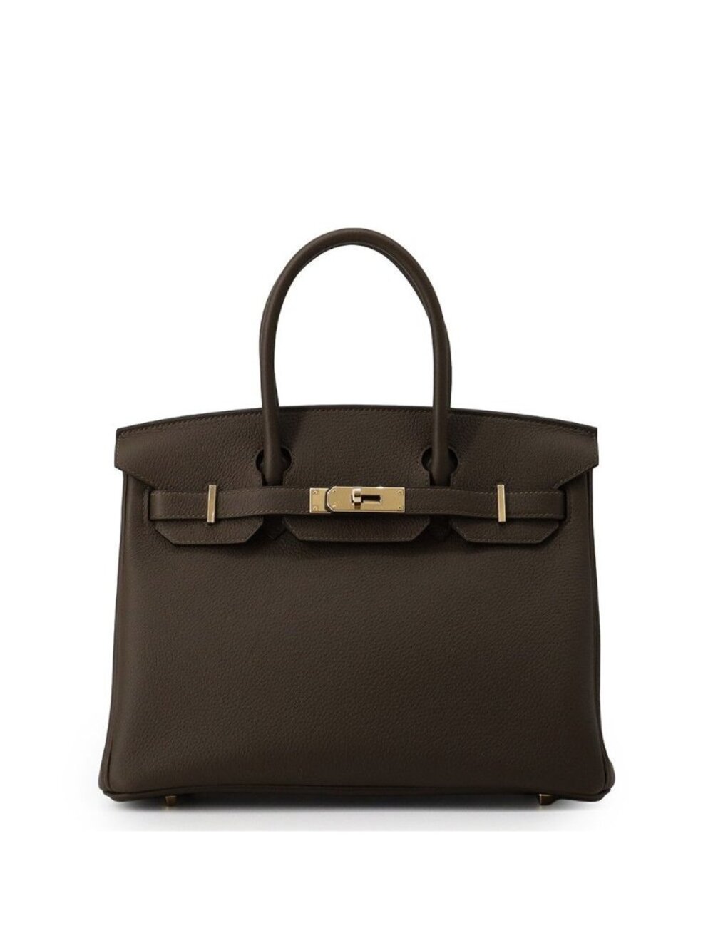 Hermes Birkin 30 Vert Roden Champagne Gold Togo Handbag